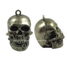 Acessórios de vestuário ou bolsa Liga de zinco Cabeça do crânio Cabeça personalizada do crânio do metal